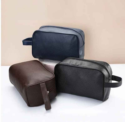 Trousse de toilette homme | Cuir Élégant