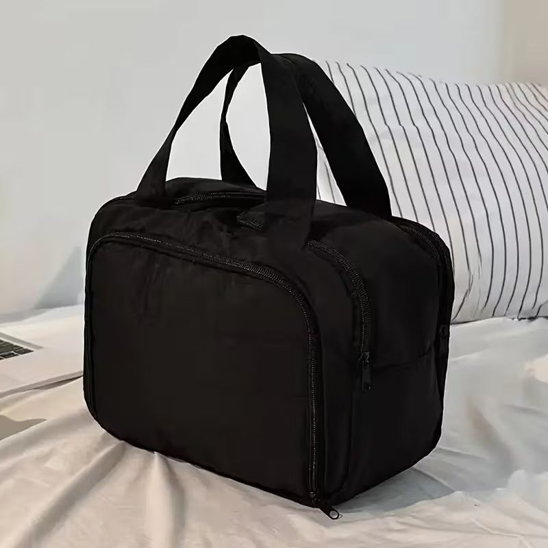 trousse de toilette fille ado noire solide pratique