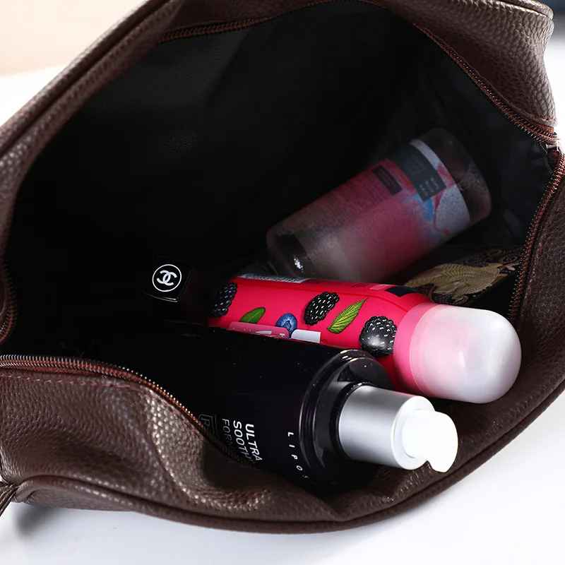Trousse de toilette homme | Cuir Élégant