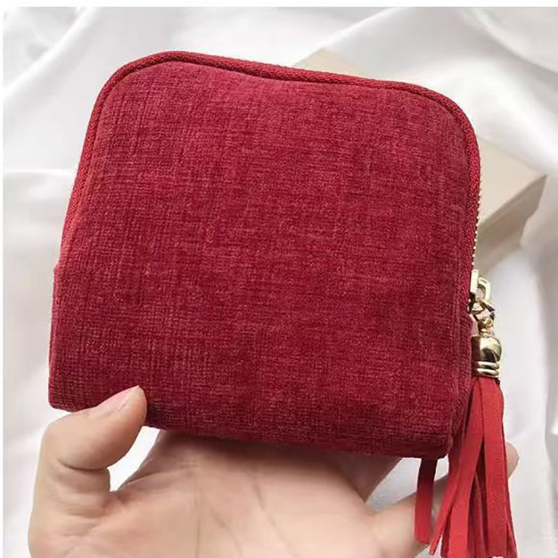 boite a bijoux pochette rouge