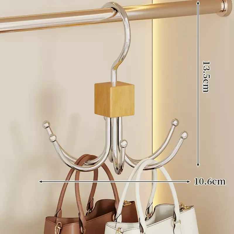 cintre porte ceinture echarpe sac a main rotatif