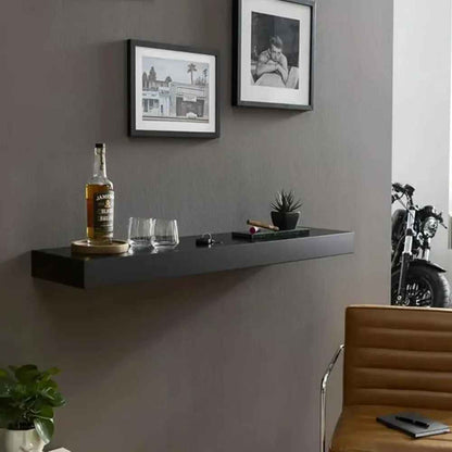 etagere bois avec compartiment cache