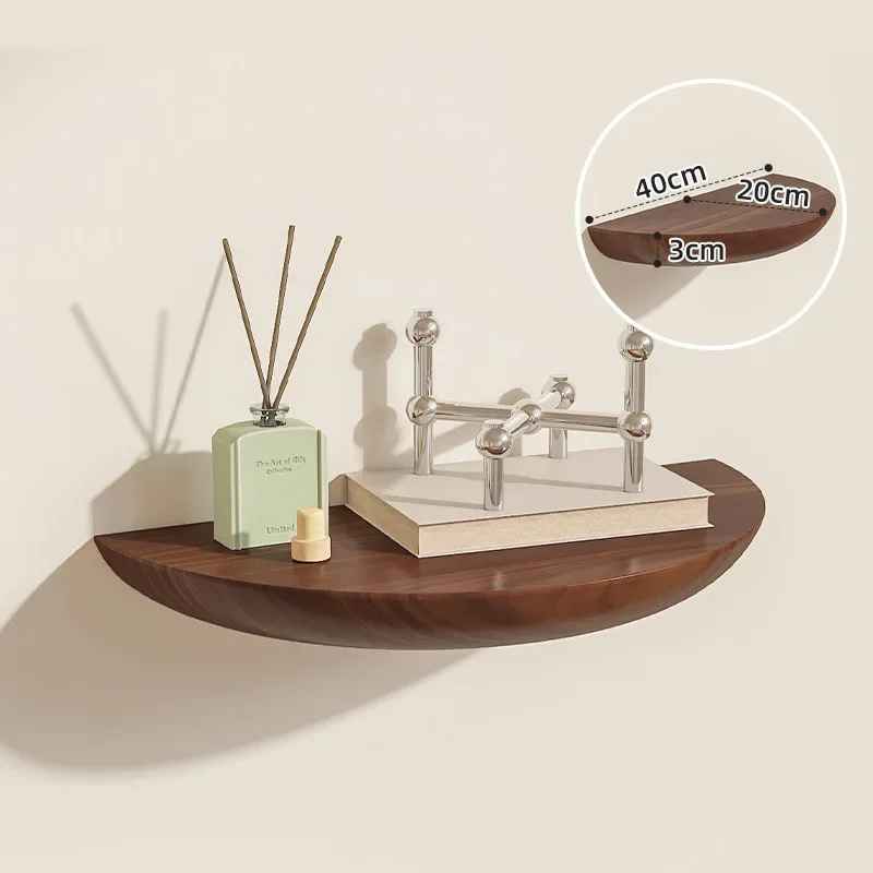 etagere bois brune