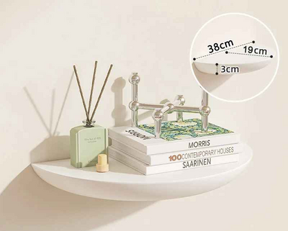 etagere bois decorative blanc
