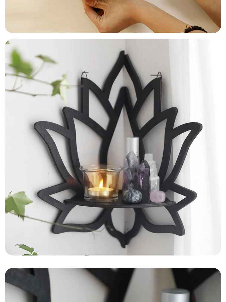 etagere bois en coin