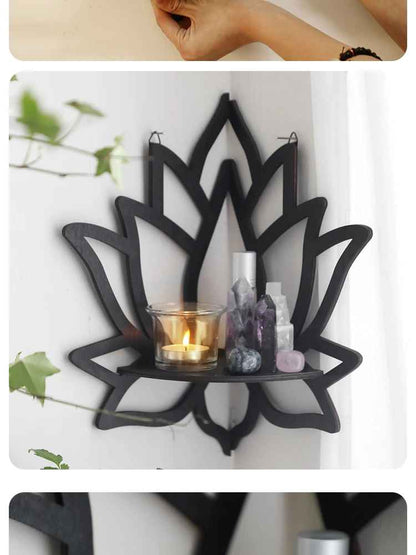 etagere bois en coin