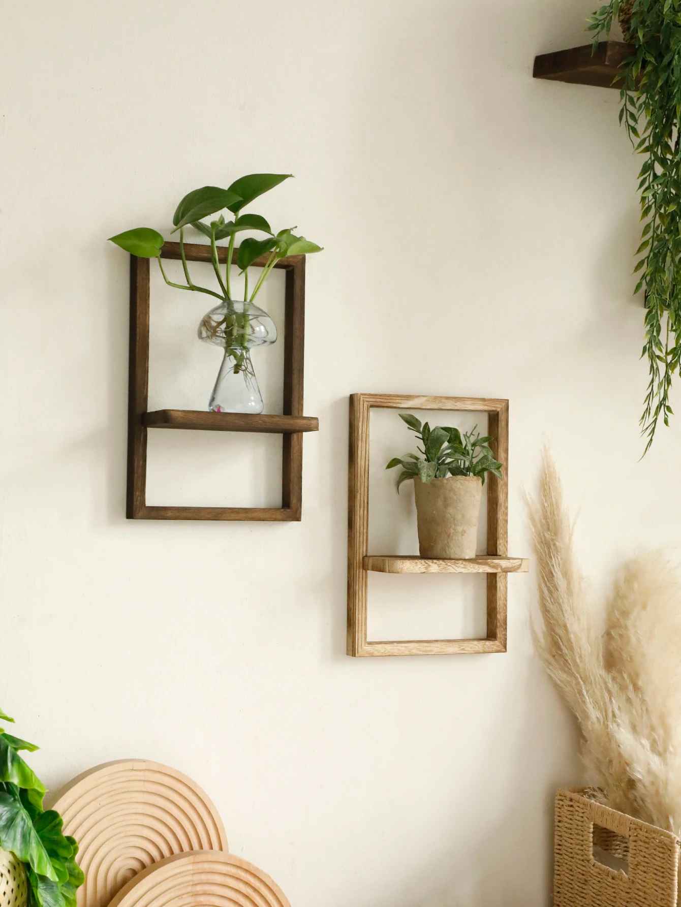 etagere bois murale