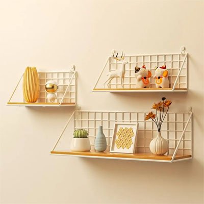 Etagere murale bois