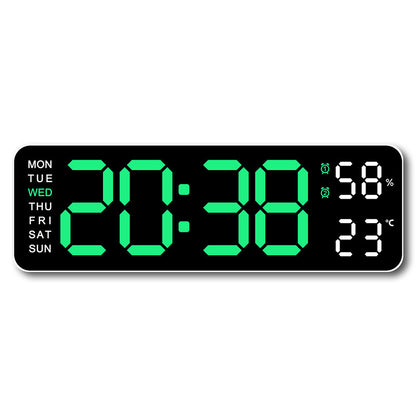 gros chiffres horloge numerique murale