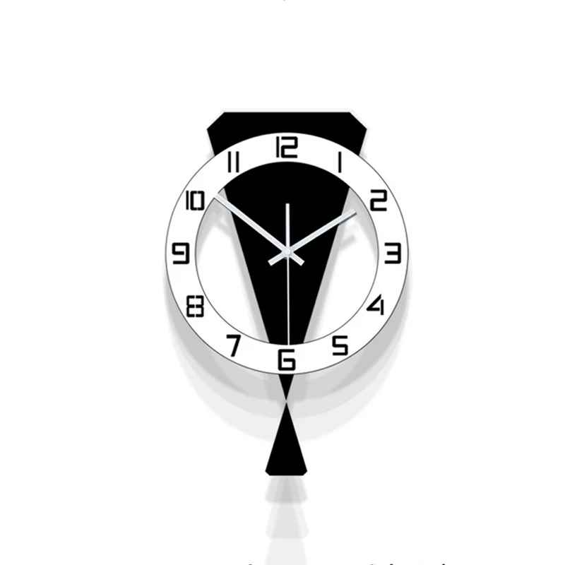 horloge murale design fond blanc