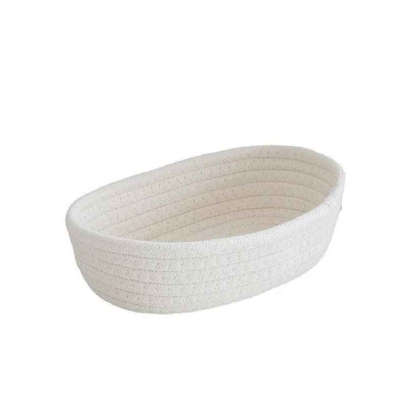 panier de rangement blanc