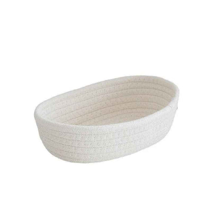 panier de rangement blanc