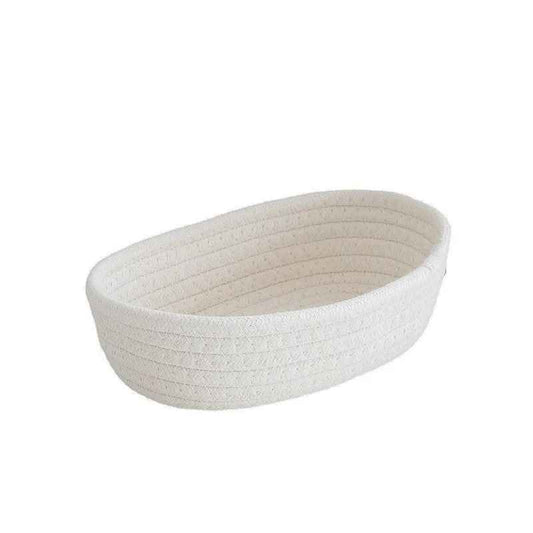 panier de rangement blanc