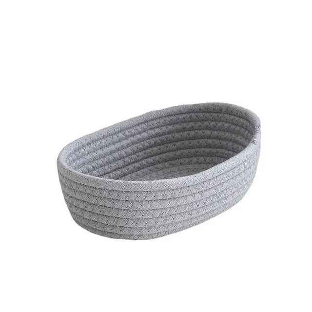 panier de rangement gris