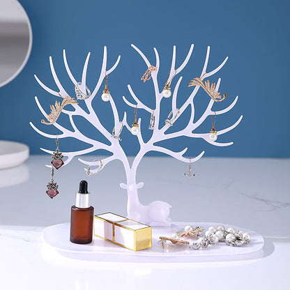 porte bijoux blanc elegant