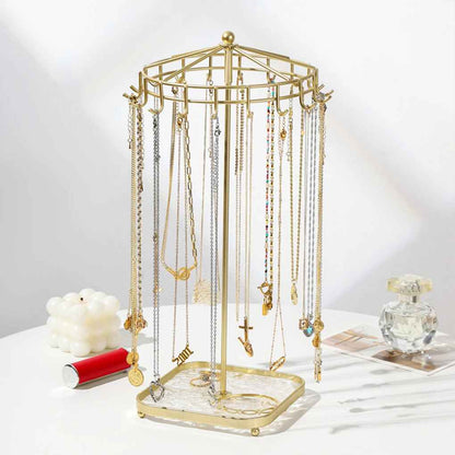 porte bijoux or