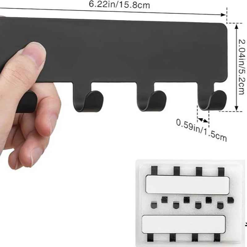 porte cles mural auto adhesif