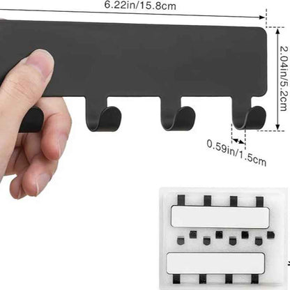 porte cles mural auto adhesif