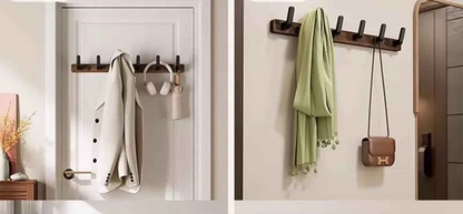 porte manteau bois porte ou mur