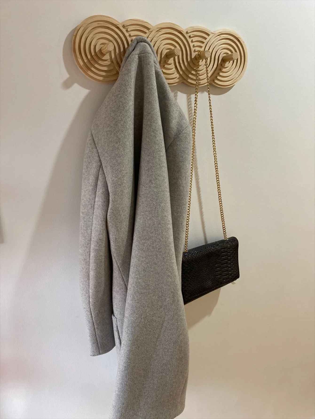 porte manteau couleur bois