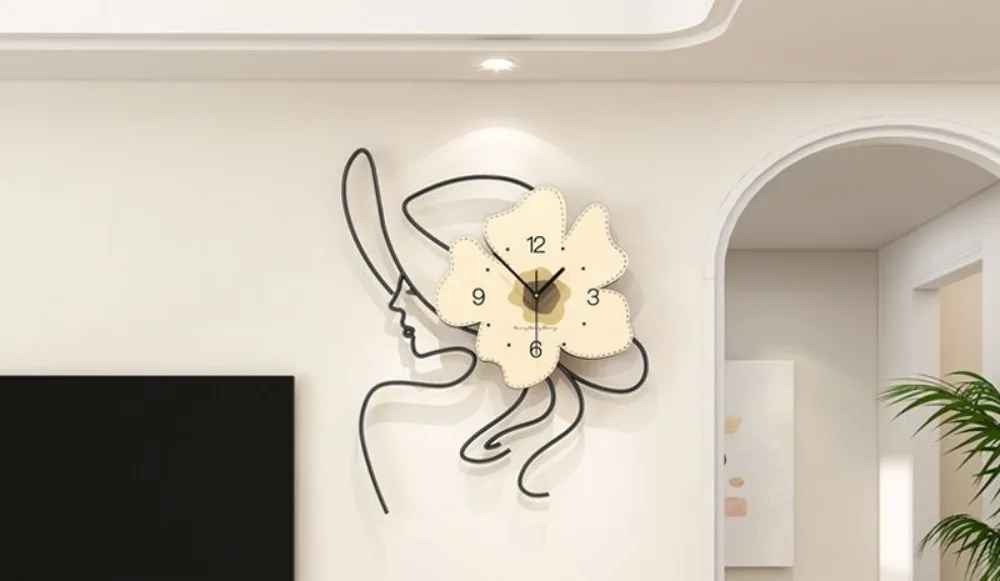 silencieuse moderne horloge murale mode