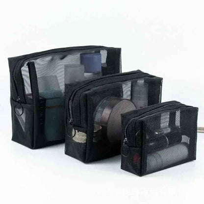 trio trousse de toilette noir
